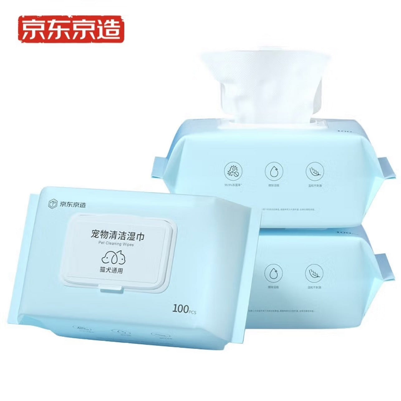 Jing Dong Zhi Zao Pets Wet Wipes 1 each