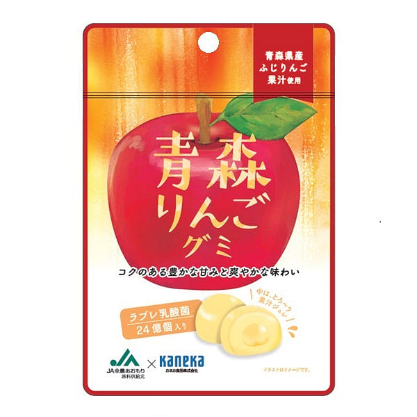 Kaneka Lactic Acid Bacteria Aomori Apple Gummy 40g 1 each