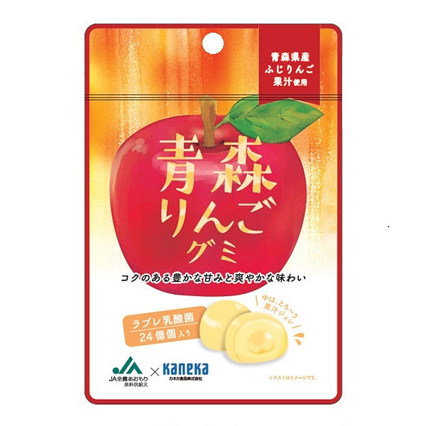 カネカ 乳酸菌青森りんごグミ 40g 1 個