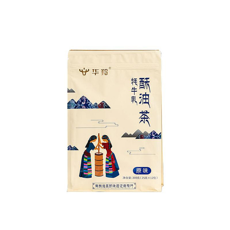 华羚牦牛乳原味奶茶粉300g/袋