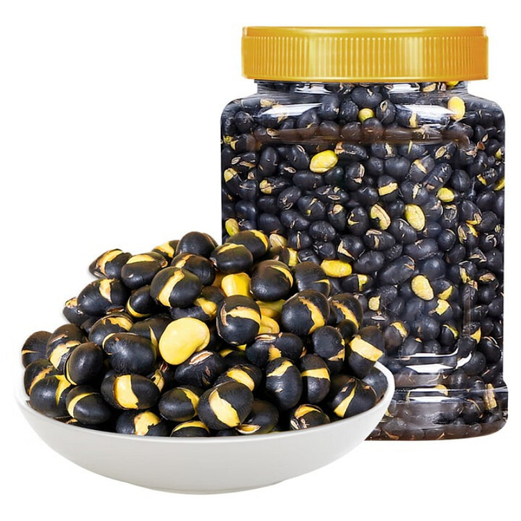 Dry - Roasted Black Beans Snacks 500g*1 Can 1 can