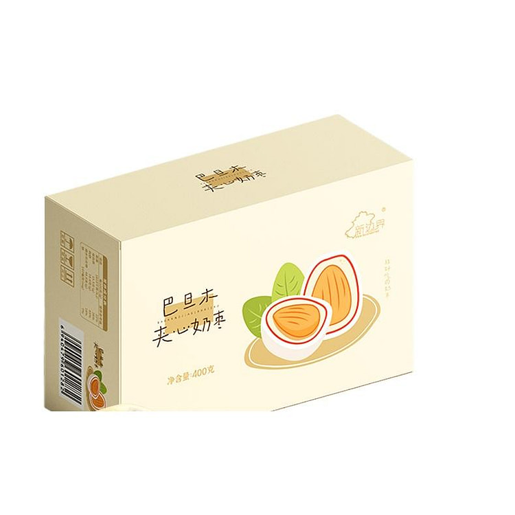 新边界巴旦木夹心奶枣400g/盒
