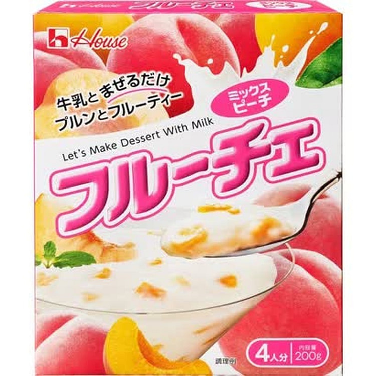 House Foods Fruche Mix Peach 200g