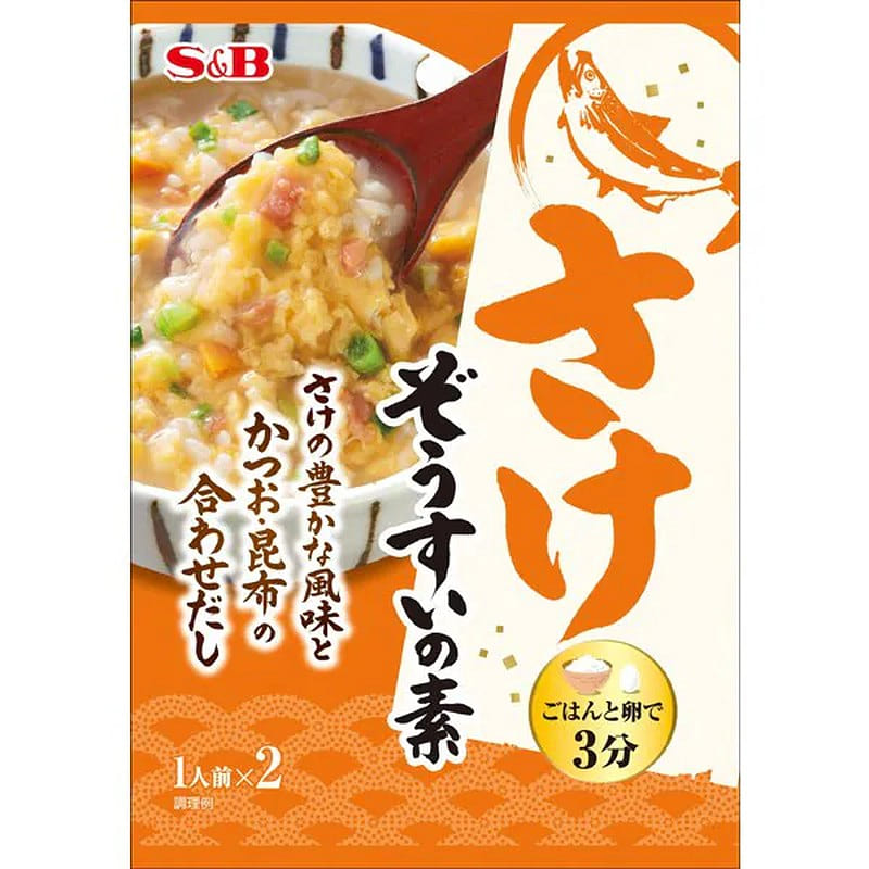S&B Salmon Rice Porridge Base 12.6g 1 each