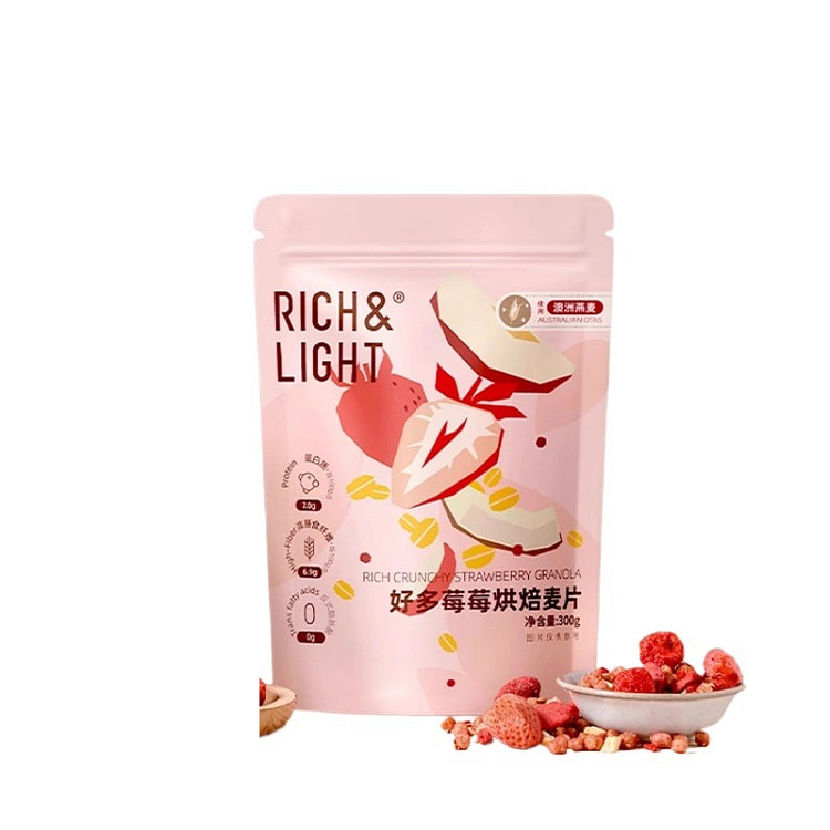 芮厨好多莓莓烘焙燕麦片300g*1袋