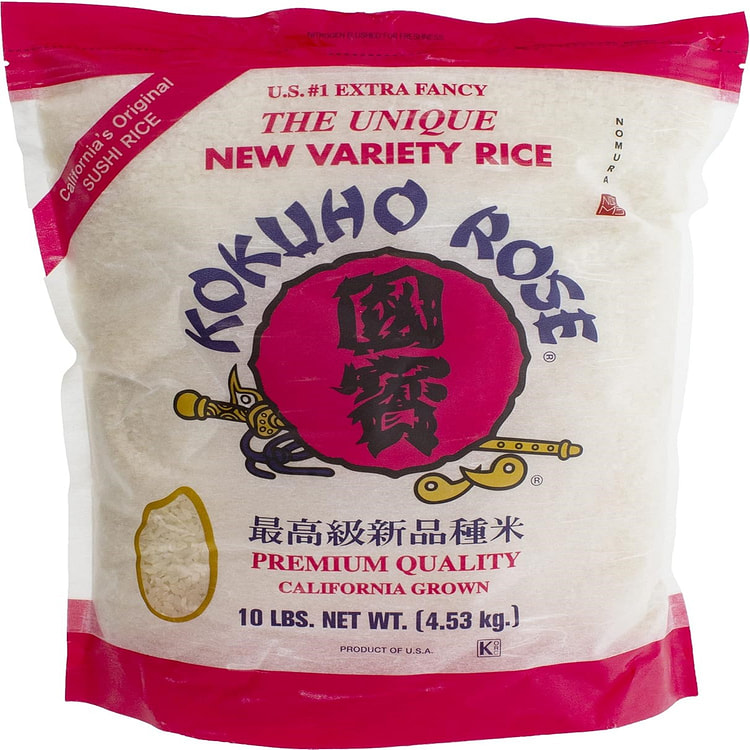 特级大米，玫瑰米 10 磅，4.53KG 美国直发，包邮到家