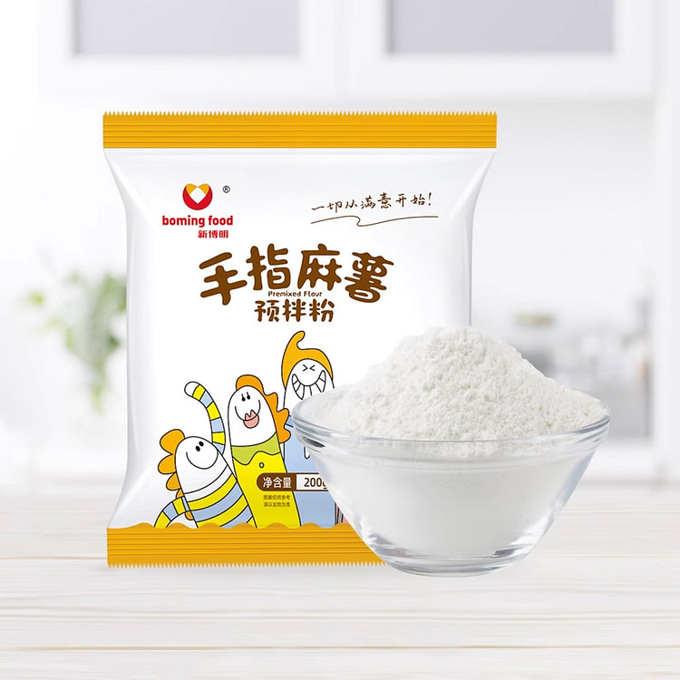 新博明手指麻薯预拌粉家用烘焙专用卡拉棒麻薯粉 200g*1盒装