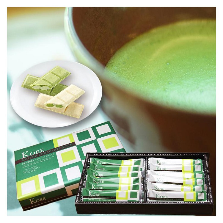 Thanh socola matcha KOBE 12 miếng