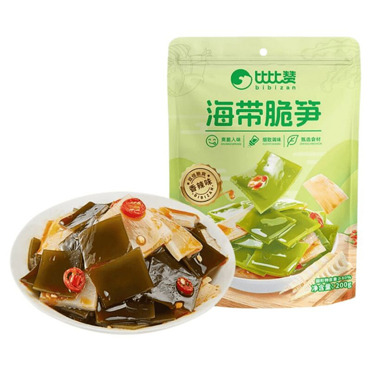 Crispy kelp and bamboo shoots with a spicy flavor 200 g
