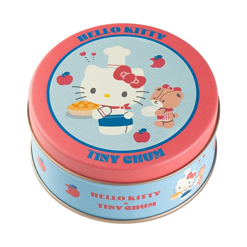 Kobe Fugetsudo Hello Kitty Gaufre Cookie Tin 6pcs 1 each