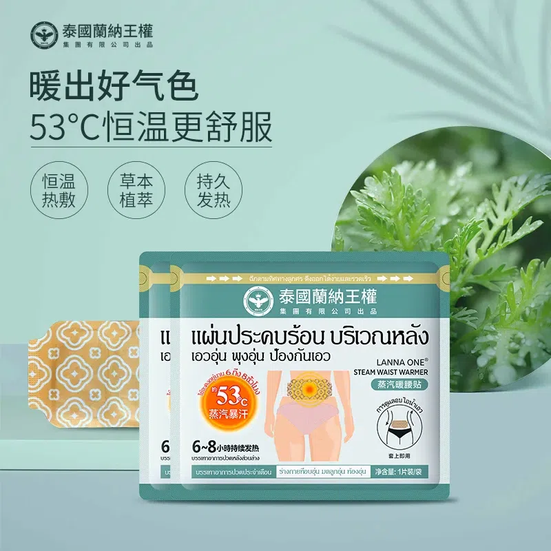 LANNA兰纳 蒸汽暖腰贴 艾草暖腹暖宫 1片装 1 份