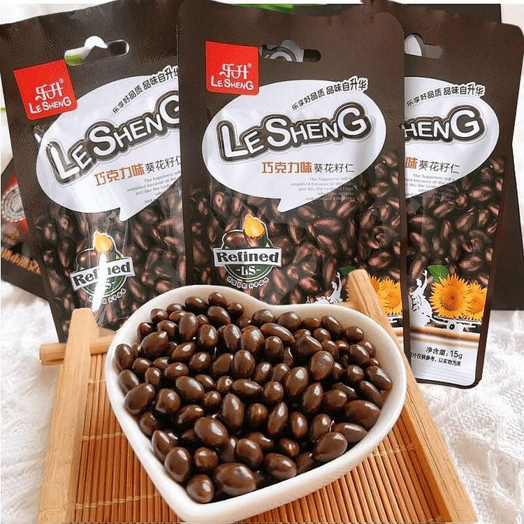 巧克力葵花籽瓜子仁童年零食15克*5袋 75 克