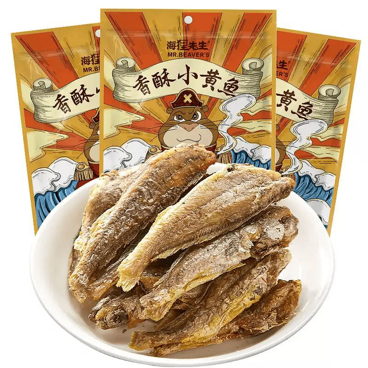 Crispy Small Yellow Croaker 60g*3 packs (180g) 180 g