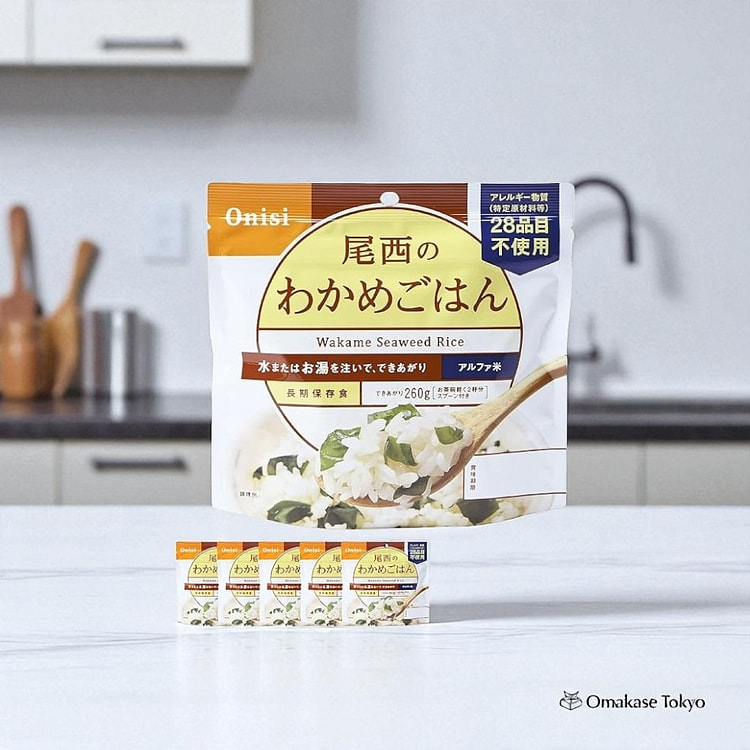 BisaiFoodsAlpha 大米5 包裙带菜米