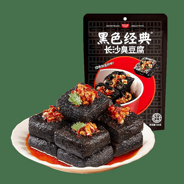 黑色经典长沙臭豆腐香辣120g*1袋 120 克
