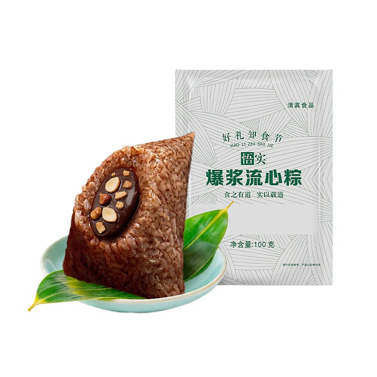 悟实粽子爆浆流心巧克力坚果爆浆流心粽100g*1个 100 克