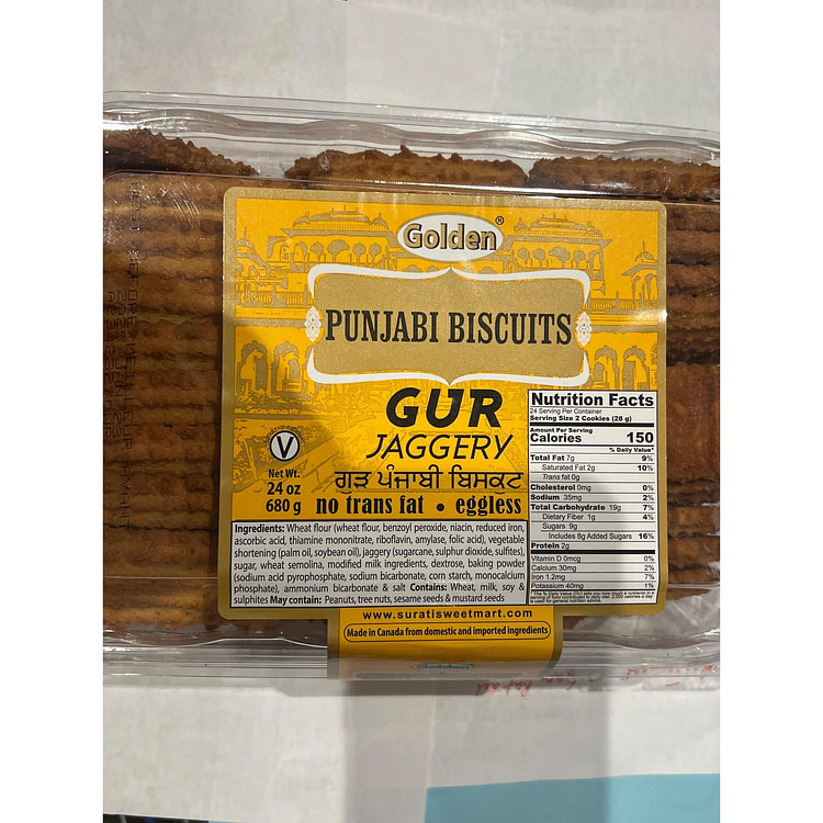 Goldenpunjabi Gur Biscuits 24 oz