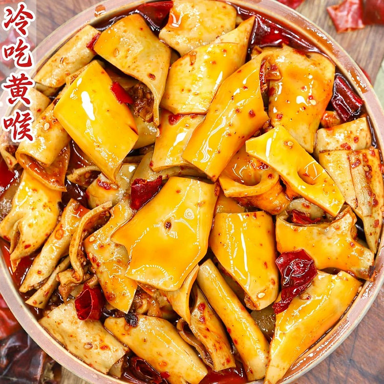 四川特产 冷吃黄喉 麻辣味一包
