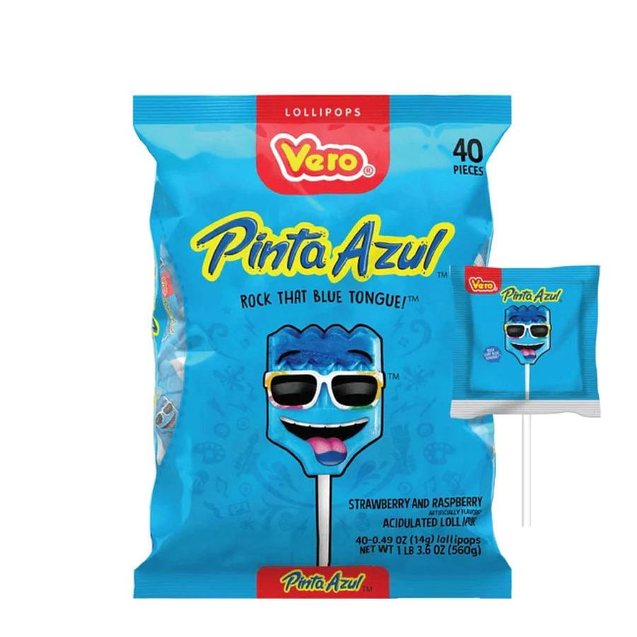 Vero Pintazul Lollipop 40 ct – Case – 7 Units 1 each