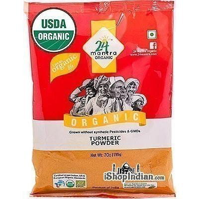 24 Mantra Organic Turmeric Powder – 7 oz 7 oz