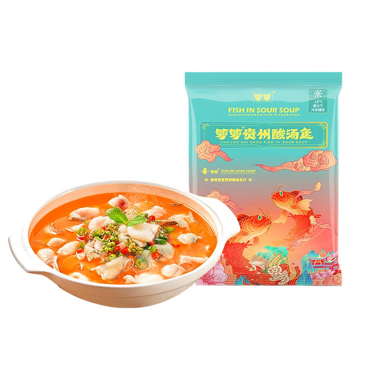 箩箩酸汤鱼火锅风味番茄酸汤预制菜480g*1袋