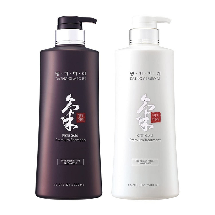 Daeng Gi Meo Ri - Ki Gold 高级洗发水和护理套装 (1000ml)