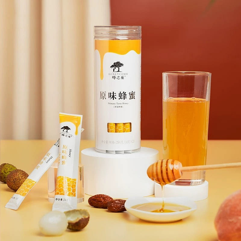 Bee Nest Original Flavor Strip Pack 14g * 16 Honey Natural 224 g