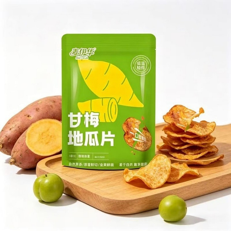 Maiyihua Plum Flavor Sweet Potato Chips 100g*1 Bag 100 g