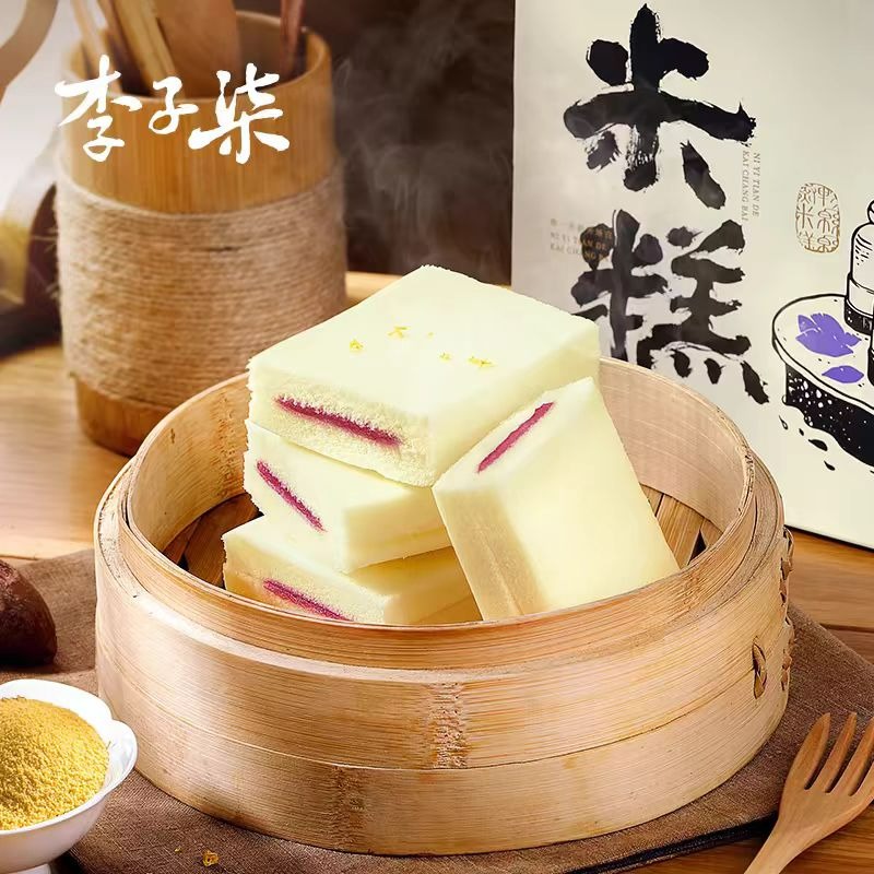 Get Plum Ziqi purple potato steamed rice cake Delivered | Weee! Asian ...