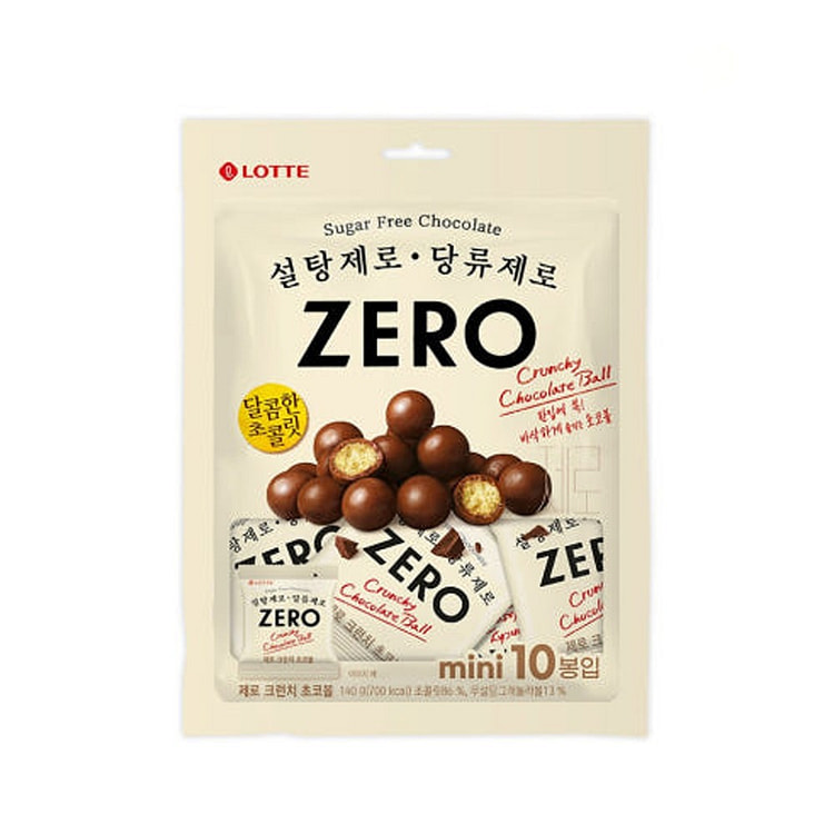 롯데 제로 크런치 초코볼 140g