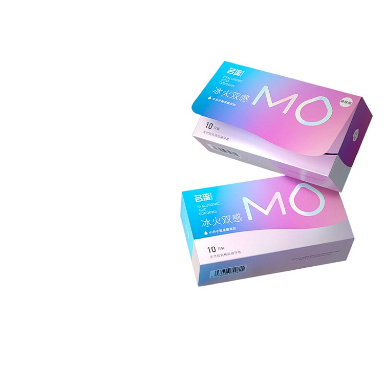 Milang MO 003 Hot Cold Textured Condoms, 10pcs/box 1 count