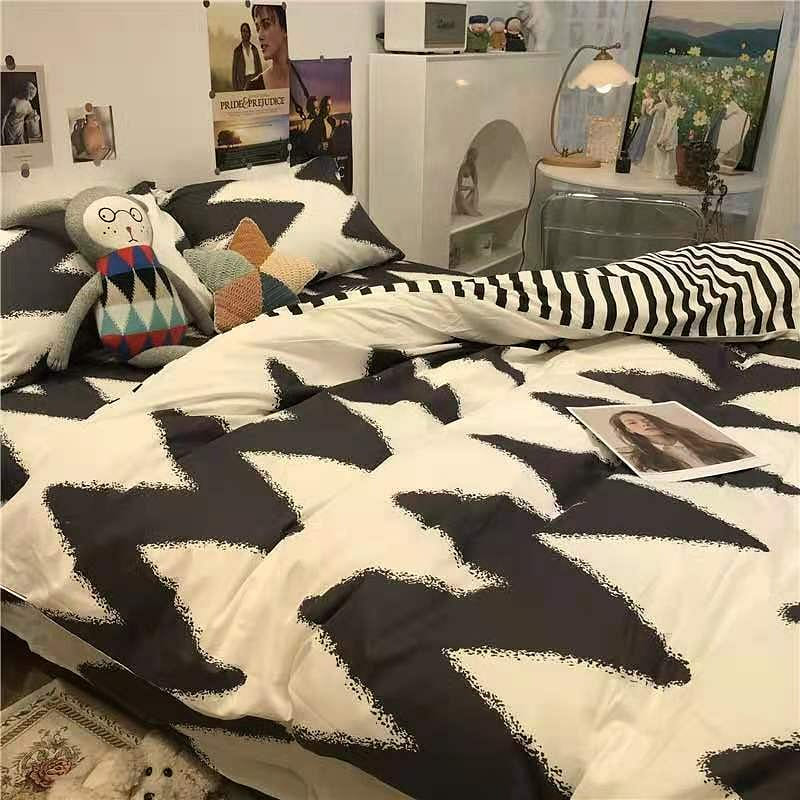[Toronto180*220] INS Bed 4 Piece Duvet Cover + Sheet + Pillow Ca 1 個