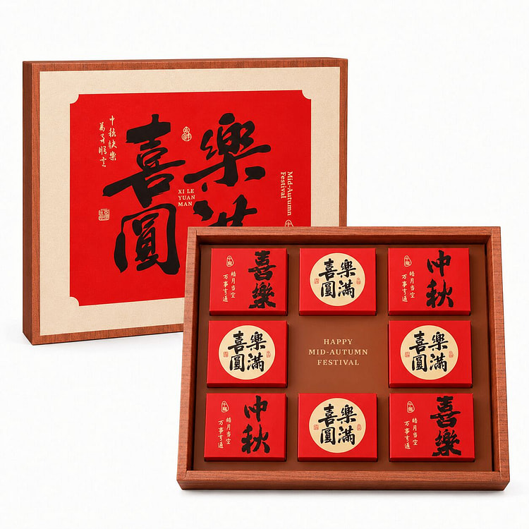 糕运来 纯手工月饼 喜乐圆满 礼盒装 400g 1 盒
