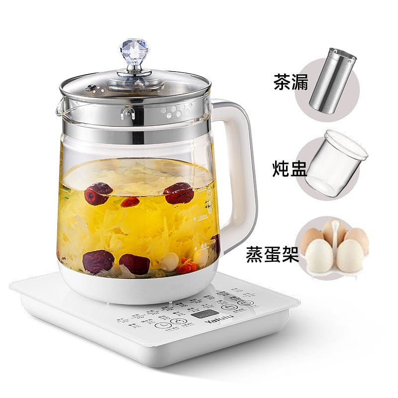110V养生壶 家用煎药壶智能玻璃烧水恒温煮茶器 1 份