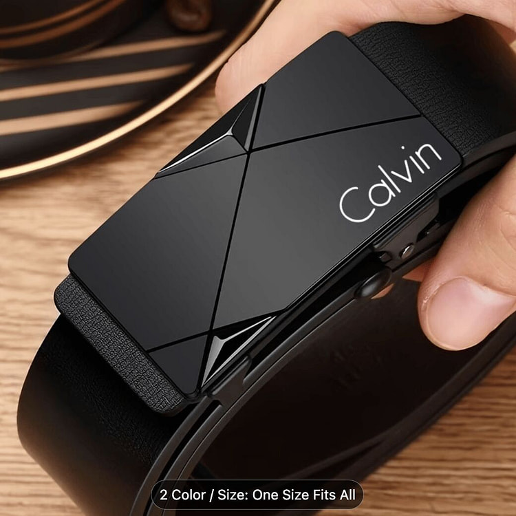 Calvin Men'S Automatic Buckle Belt - Premium 1 box