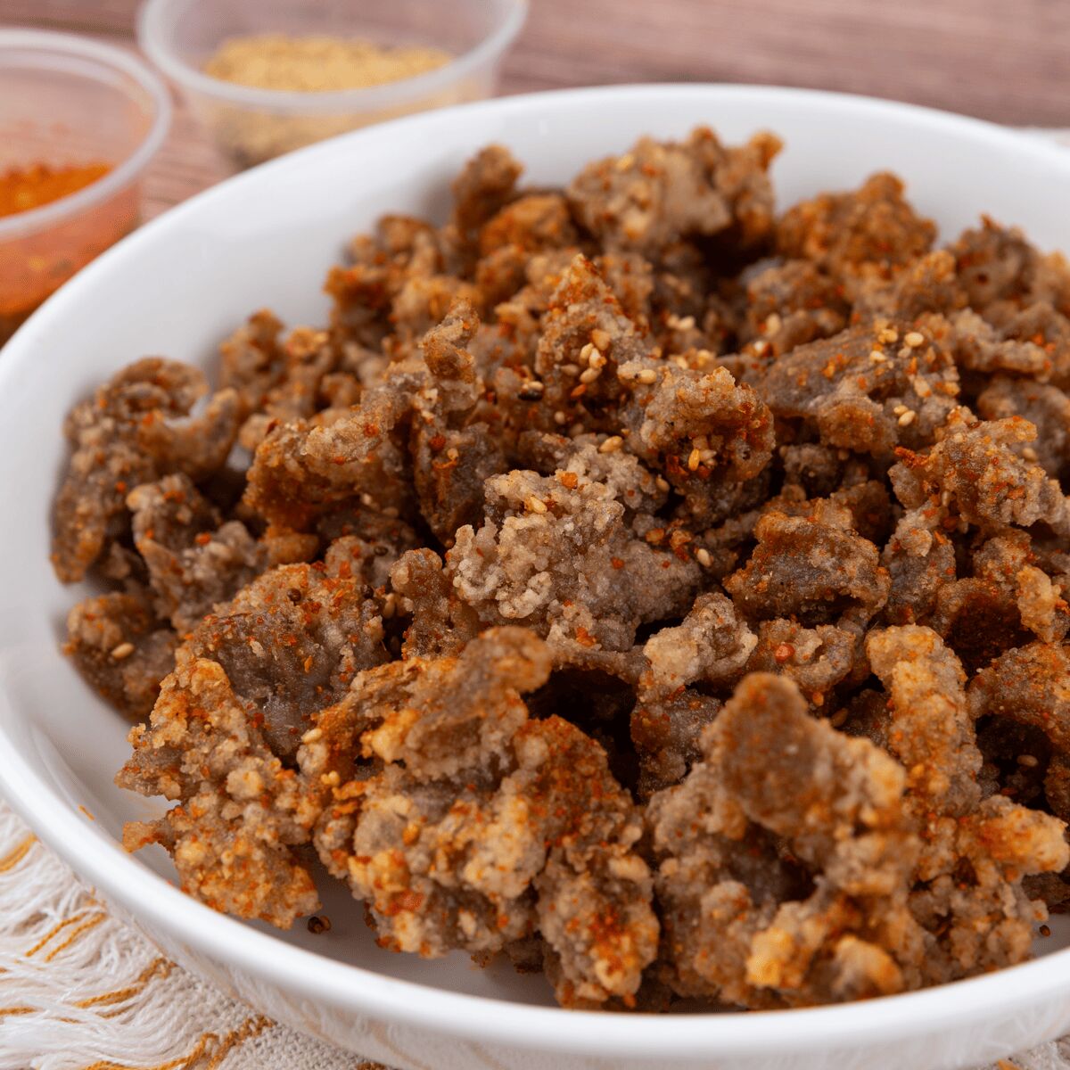 Deep Fried Mild Spicy Chicken Gizzard 0.5lb 1 each