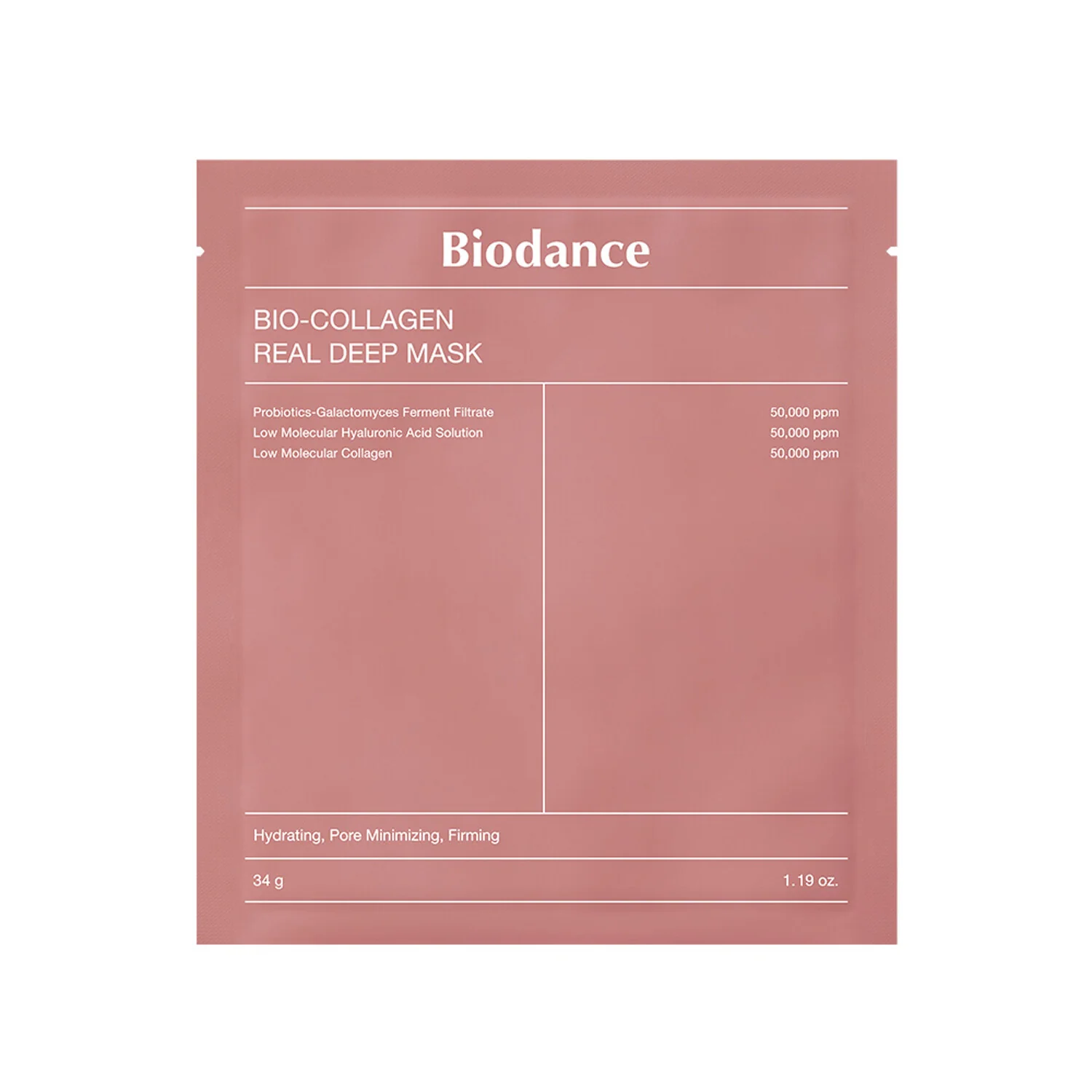 Biodance Bio-collagen Real Deep Mask - 1 Box, 4pc 1 box