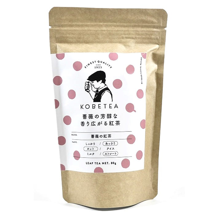 KOBE Mont Loir 神户玫瑰红茶 80g 1 份