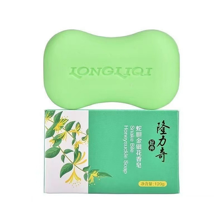 隆力奇蛇胆金银花香皂120g*1盒 1 盒