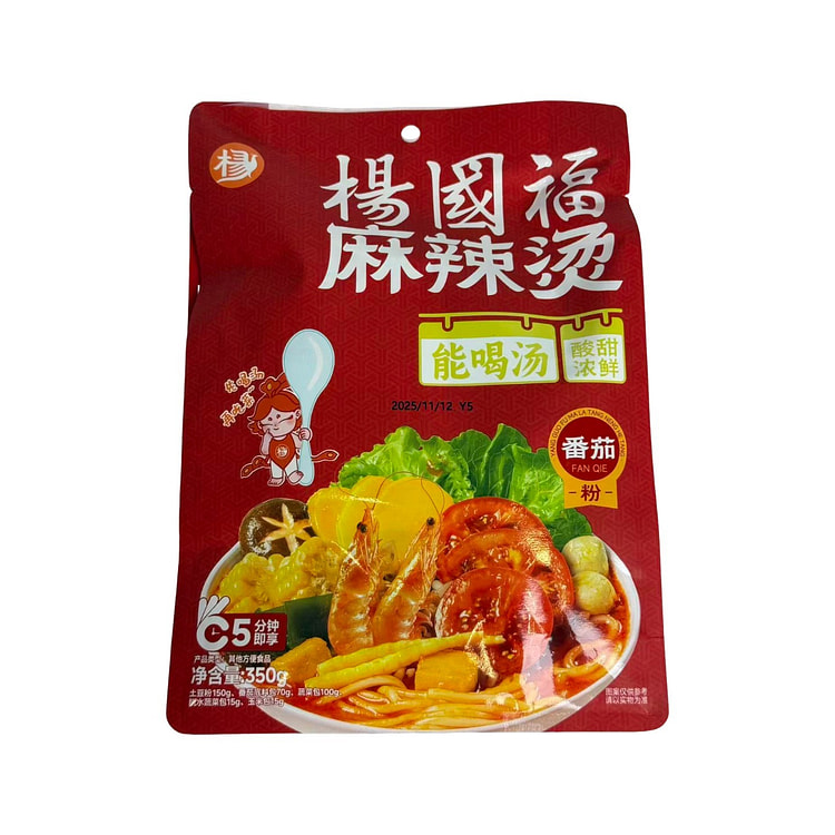 Yang Guofu Mala Tang  Tomato Vermicelli 350g 1 pack