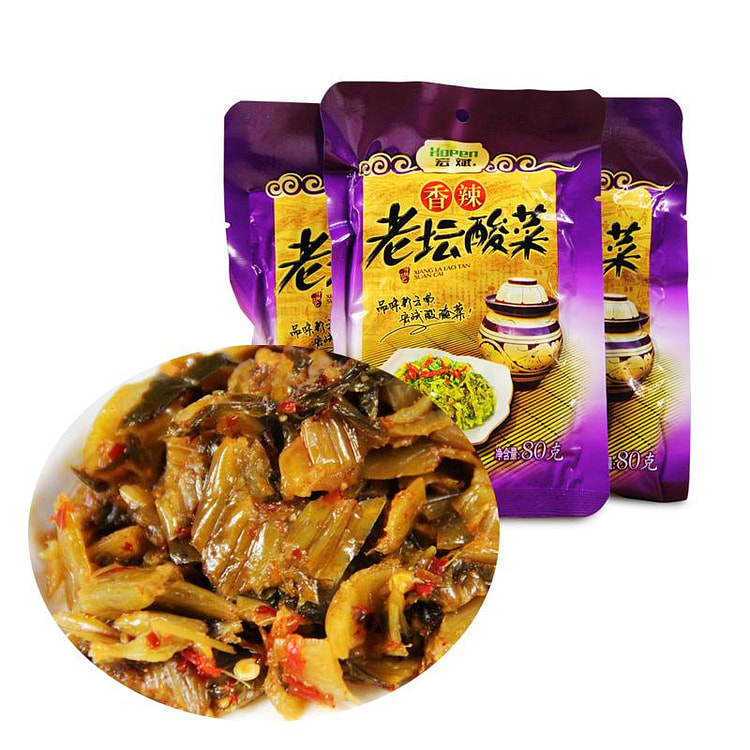【云南特色】宏斌 香辣老坛酸菜  酸脆爽口 佐餐 下饭菜 烧汤 烧肉