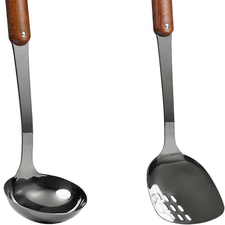 Stainless Steel Wok Spatula and Ladle Tool 1 count