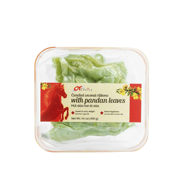 [CT Choice] Mứt Dừa Lá Dứa 400g 1 cái