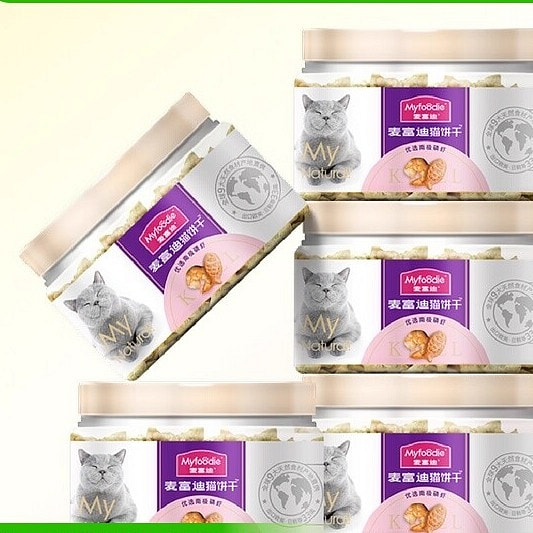 McFoodie Catnip Biscuits Chicken and Tuna Flavor 300 g