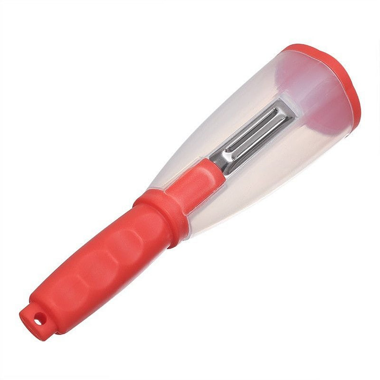 Multifunctional Storage Type Peeling Knife Red 1 count