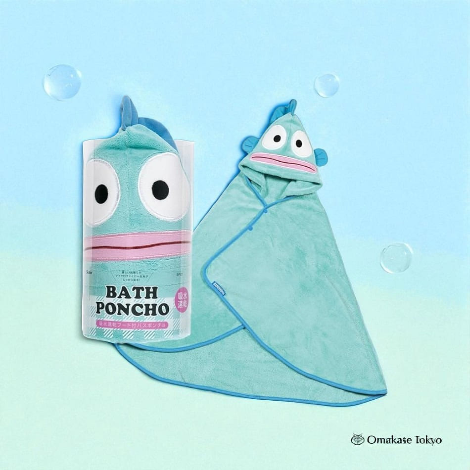 Skater Sanrio Hooded Bath Poncho Towel Hungyodon 300 g