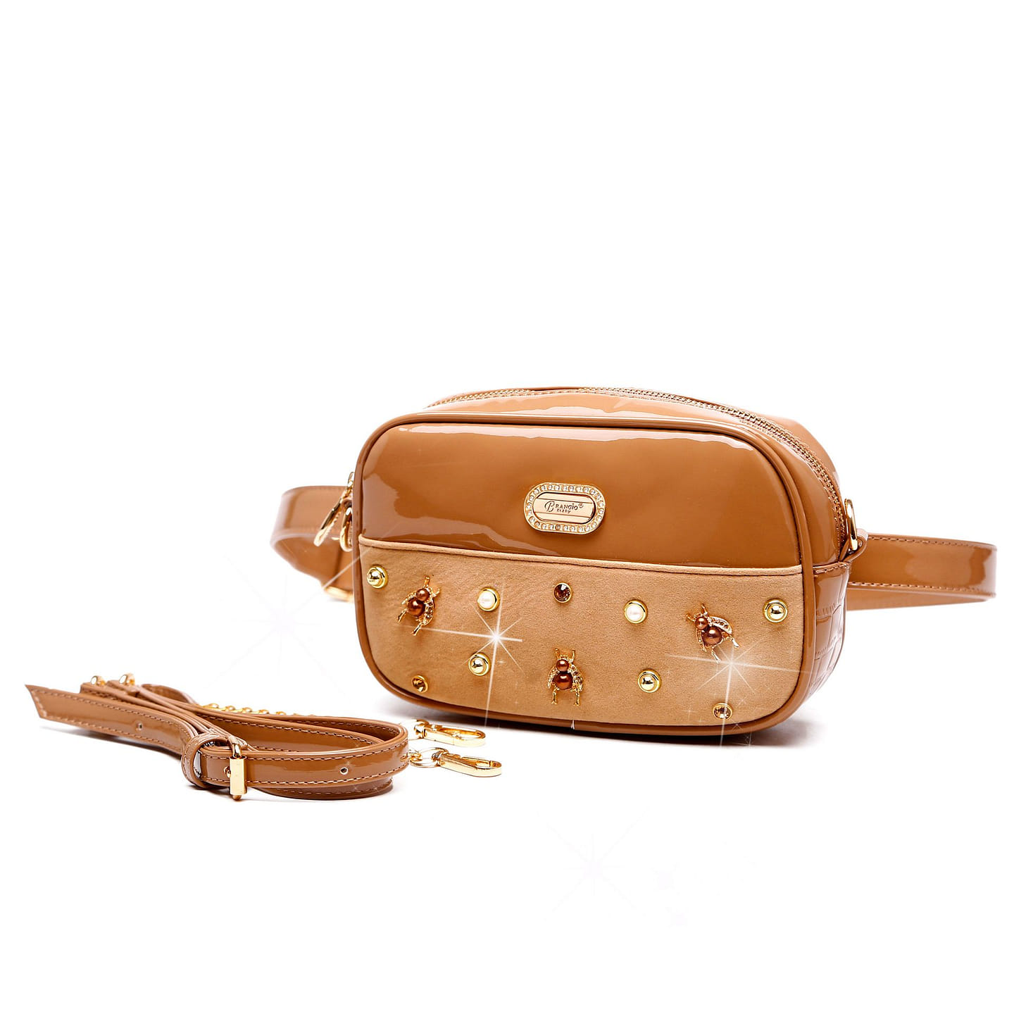 Honey Bee Fanny Waist Bag Pack Tan [RMF7758-TN] 1 each