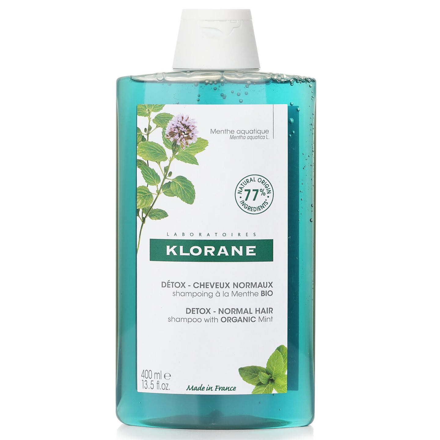 Klorane Shampoo With Organic Mint (Detox Normal Hair) 400ml/13.5oz 400 ml