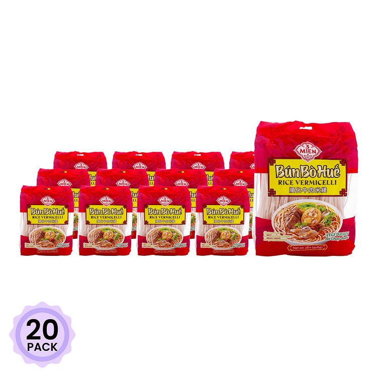 3 Mien Bun Bo Hue Rice Vermicelli 2 lb*20 pack