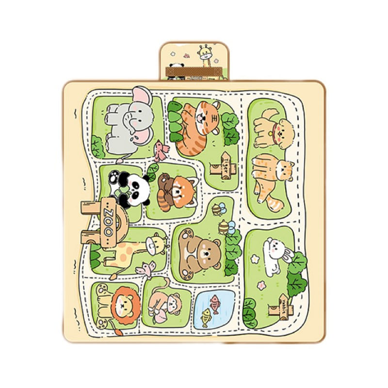 Portable Picnic Mat – Animal World L(200*200CM) 1 count